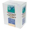 BÜROLINE Gummibänder 125x3mm 155435 braun, ø 80mm 500g