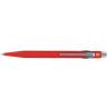 CARAN d'A Kugelschreiber 849 Metall 849.020 rot, nachfüll., Schrift rot