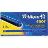 PELIKAN Tinte 4001 GTP/5 310748 königsblau, löschbar 5 Stück