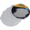 FELLOWES CD Cases rund 9834201 tranparent 5 Stück