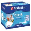 VERBATIM CD-R Jewel 80MIN/700MB 43325 52x fullprint 10 Pcs