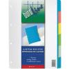 BÜROLINE Register Karton farbig A4 604191 6-teilig