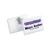 DURABLE Namenschild Kombiklemme 8101/19 transp., PVC, 54x90mm 50 Stk.