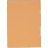 BÜROLINE Sichtmappen A4 620077 orange 100 Stück